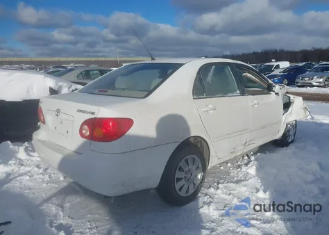 2004 Toyota Corolla Le z USA, uszkodzony, nr VIN 1NXBR38E84Z338451